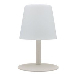 Lampe de table sans fil LED Standy Mini Cream - LUMISKY - Acier creme 