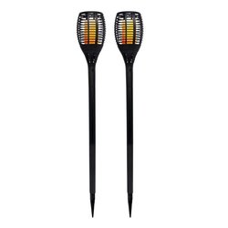 LUMI GARDEN Set van 2 Maity Sun mini solar zaklampen - Vlameffect - LE