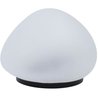 Decorative pebble solar lamp - LUMISKY - SOLENZARA - Ø16 cm - white LE