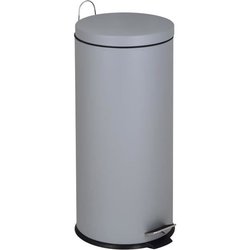 KITCHEN MOVE Pedal Kitchen Waste Bin URBAN 30L - Steel Gray