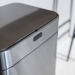 KITCHEN MOVE UPPER 60 L Automatic Kitchen Waste Bin - Stainless Steel