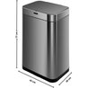 KEUKEN MOVE BOVEN 60 L Automatische keukenafvalbak - Roestvrij staal