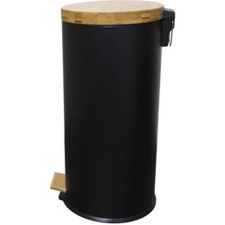 KITCHEN MOVE Pedal Kitchen Waste Bin Forest - 30L - Matte Black