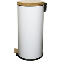 KEUKEN MOVE Pedaal Keuken Afvalbak Bos - 30L - Mat Wit