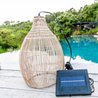 Lampada a sospensione solare - LUMISKY - HOLIDAY - H42 cm - Stile bohé