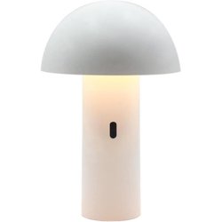 Cordless table lamp - LUMISKY - TOD WHITE - H28 cm - Adjustable head -