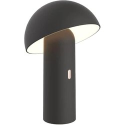 Cordless table lamp - LUMISKY - TOD BLACK - H28 cm - Adjustable head -