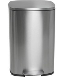 KITCHEN MOVE Pedal kitchen bin - Brushed stainless steel - 50L - ADMIR