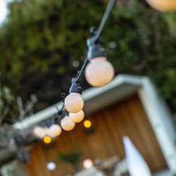 Lichtslinger op zonne-energie - LUMISKY - PARTY MILKY SOLAR - 5,70 m -