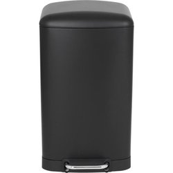 KITCHEN MOVE Papelera con pedal para cocina - Acero negro mate - 40L G