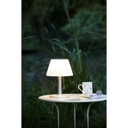 GALIX Lámpara de mesa solar G2 muy iluminadora con detector de presenc