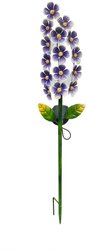 Décoration lumineuse solaire Violette - GALIX - G2622 - Métal - Hauteu