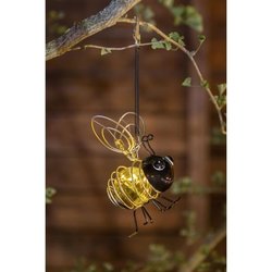 Lampe solaire Abeille - GALIX - 4 LED blanches - 8 heures d éclairage 