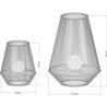 Decoratieve lantaarn H30 - parelbol - GALIX