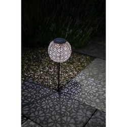 Décoration métal a énergie solaire - Design rétro - GALIX - 1 LED blan