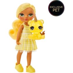 Rainbow High Littles  15 cm große Puppe + Haustier  Gelb  ab 4 Jahr