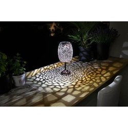 Solarlaterne - GALIX - G2003 - Kupfermetall - Weiße LED 10 Lumen - H35