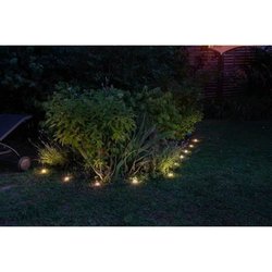SOLAR GUIRLAND SLIVING TAKES 10 White LED stakes