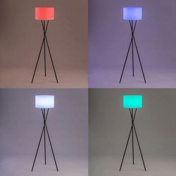 Wireless floor lamp - LUMISKY - TAMBOURY - H150 cm - Dimmable multicol