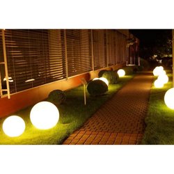 LUMISKY - Bedraad ballicht voor buiten LED - wit BOBBY - Ø50cm E27 voe