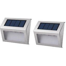 Spot solaire mural extérieur étanche - LUMISKY - 3 LEDs blanches - 2 m