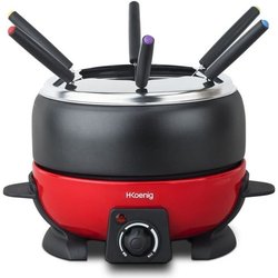 HKoeNIG ALP1800 - Fonduta elettrica 6 persone - 2L - 800W - Termostato