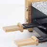 Appareil a raclette HKoeNIG - WOD2 - Jusqu a 2 personnes - Pierre a cu