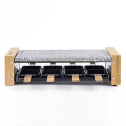 HKoeNIG raclette/grill appliance - 8 people - Wooden design - Cooking 