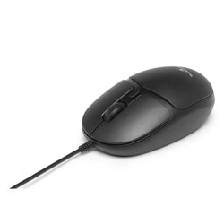 Kabelgebundene Maus  BLUESTORK  OFFICE 10  PC/Mac  Schwarz