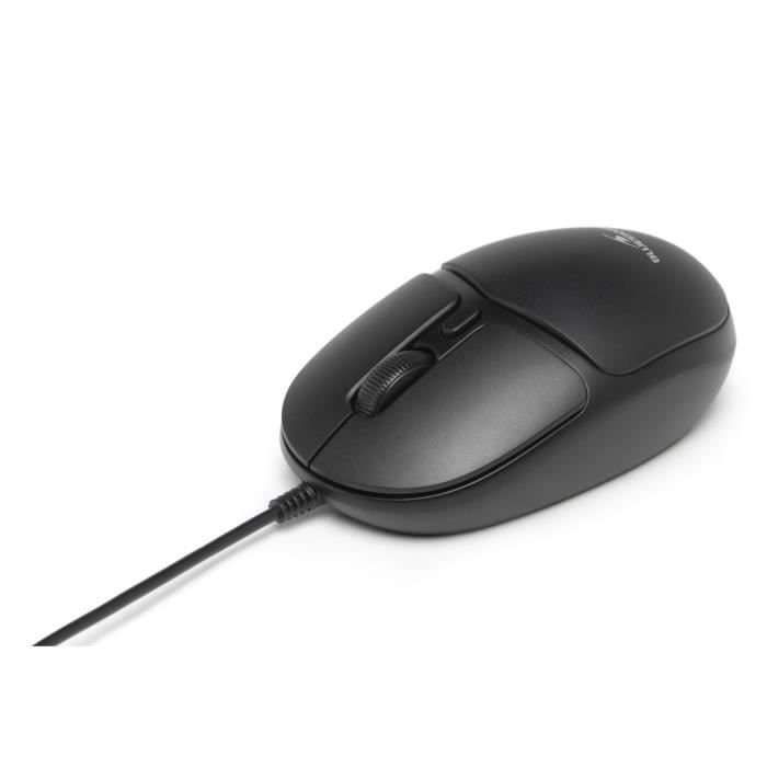Wired mouse - BLUESTORK - OFFICE 10 - PC / Mac - Black