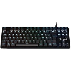 Teclado para juegos - The G-Lab - KEYZ PLATI. TKL - Formato TKL - Mecá