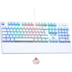 Gaming Keyboard - The G-Lab - KEYZ RUBIDIUM - Mechanical (Red Switch) 