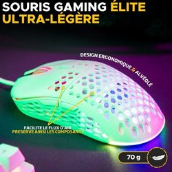 Mouse da gioco cablato - The G-Lab - KULT-OXYGEN - RGB - 12800 DPI - B
