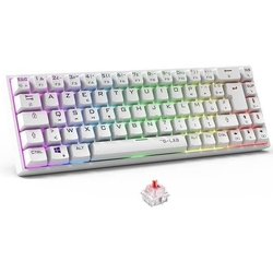 Wireless Gaming Keyboard - The G-Lab - KEYZ TITAN - Mechanical (Red Sw