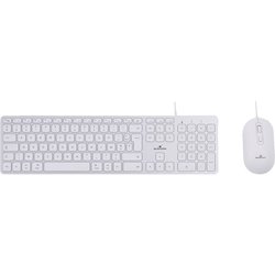 Pack clavier souris filaire - BLUESTORK - KB Mac - Compatible Mac - Bl