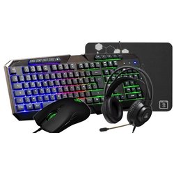Pacchetto Gamer 4 in 1 - The G-Lab - COMBO NATRIUM - Mouse con cavo - 
