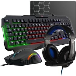 DAS G-LAB Gaming Argon Combo-Kaliber + Maus und Teppich + Headset - KE
