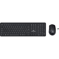 Set draadloze zwarte toetsenbordmuizen SLIM