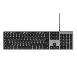 Wired Keyboard - Bluestork - KB Mac - Azerty - Mac Compatible - Black
