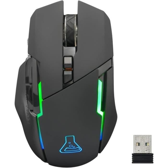 Wireless RGB Gaming Maus Die G -Lab 7200 DPI - Schwarz