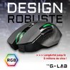 Wireless RGB Gaming Maus Die G -Lab 7200 DPI - Schwarz