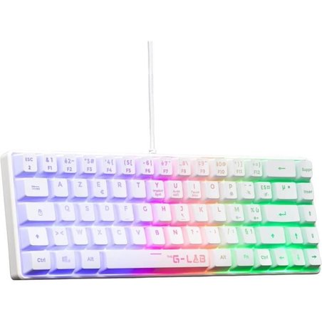 Clavier Gamer - The G-Lab - KEYZ HYDROGEN - 60% Format Compact - Rétro