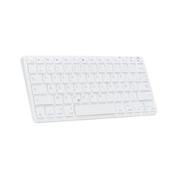 Tastiera TKL - BLUESTORK - Bluetooth ricaricabile per Mac - Bianca