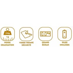 Culinary scale - Slim - Orange