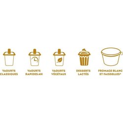 Yogurtera LITTLE BALANCE - Pequeño Postre - Capacidad 9 botes de 145ml