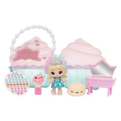 Yummiland Beauty Bag Playset + Lip Gloss Doll - Cupcake Bag - avec Cal