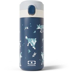 Gourde isotherme a bec verseur - MONBENTO - Enfants - Bouchon ouvertur