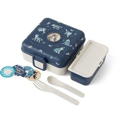 Boite a Sandwich Enfant - MONBENTO - Couverts inclus - Sans BPA - Snac