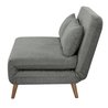 BZ Schlafsofa - 2 Sitze - Hellgrüner Stoff - 130 x 90 x 81 cm - DEPLO