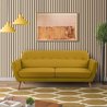 3-Sitzer-Sofa LILLY - Senfgelb - 193 x 79 x 86 cm - SENHO